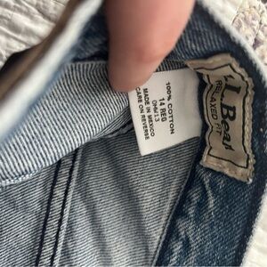 LLBean Relaxed Fit Denim Jeans 14 Reg